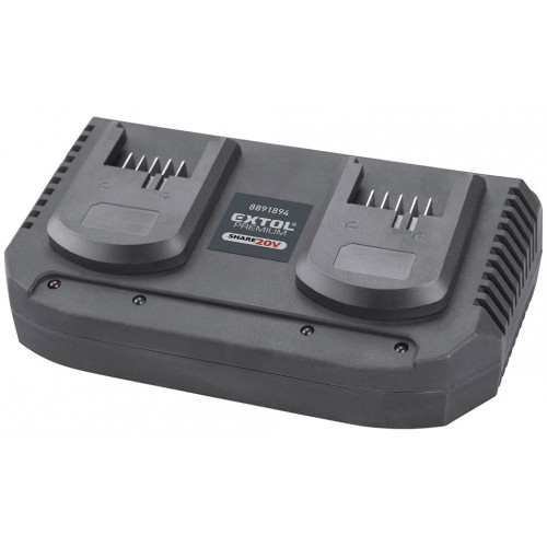 EXTOL PREMIUM töltő SHARE20V, 2x3,5A 8891894